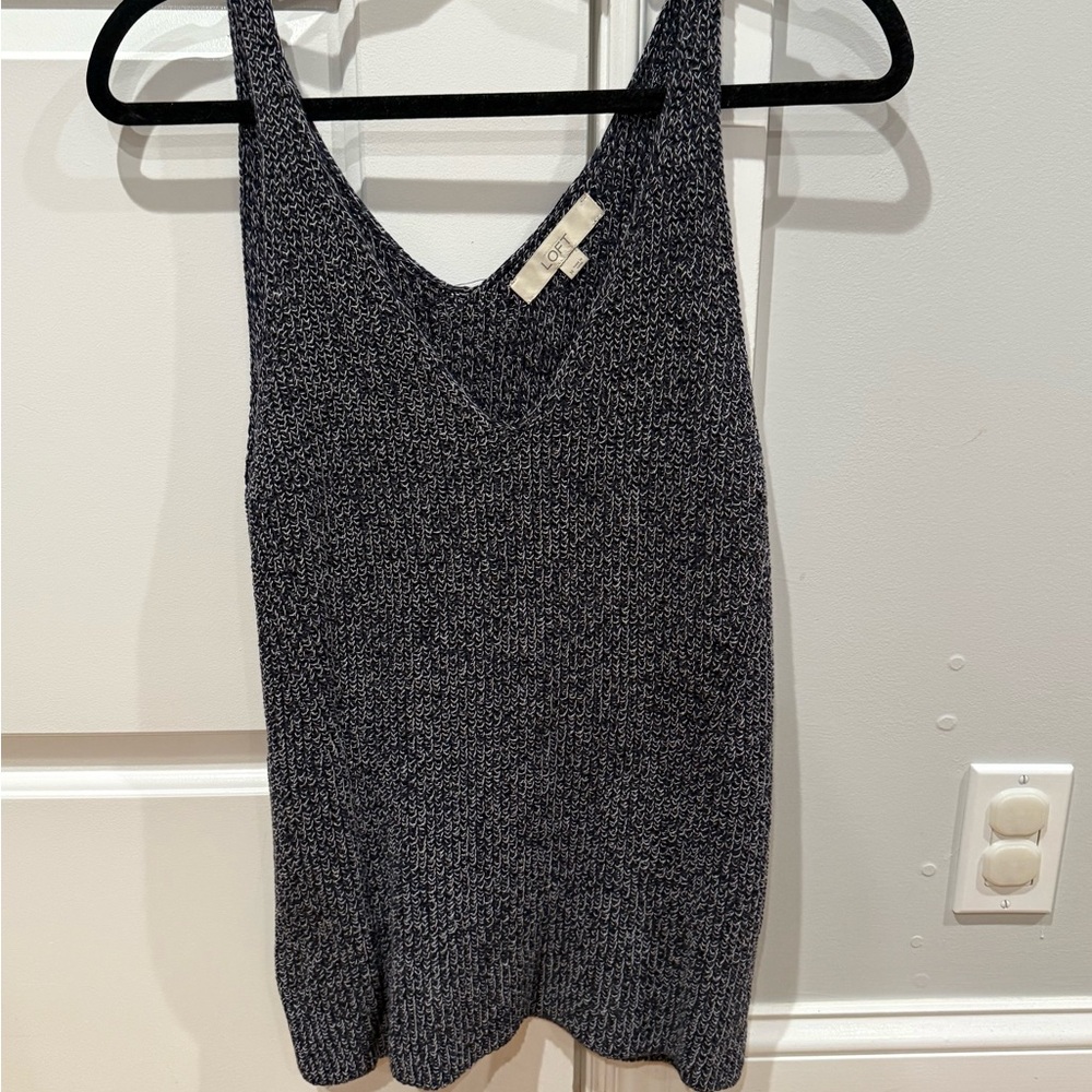Cozy V-Neck Knit Tank Top